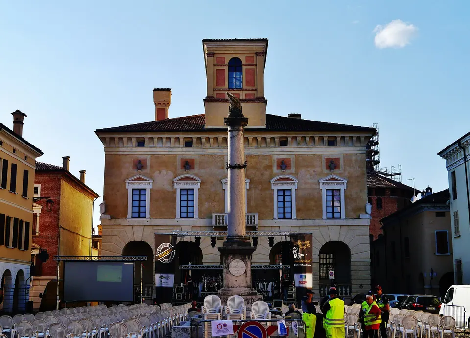 Ducal Square, Sabbioneta, Province of Mantua, Region of Lombardy, Italy