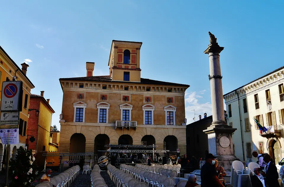 Ducal Square, Sabbioneta, Province of Mantua, Region of Lombardy, Italy