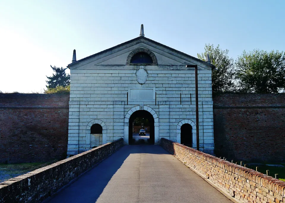 Imperial Gate, Sabbioneta, Province of Mantua, Region of Lombardy, Italy