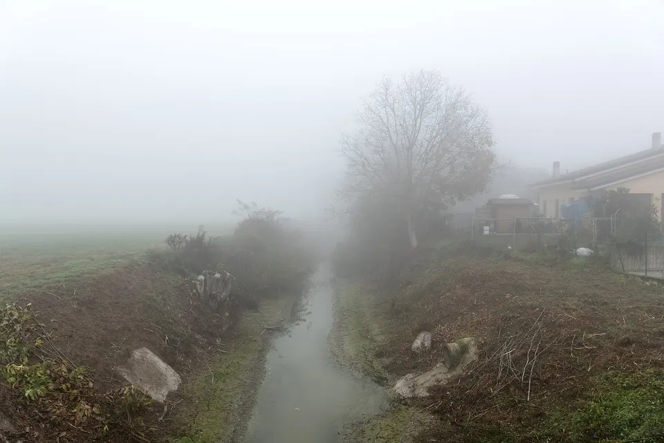 Canale Po Vecchio - Palidano, Gonzaga, Mantova, Italia