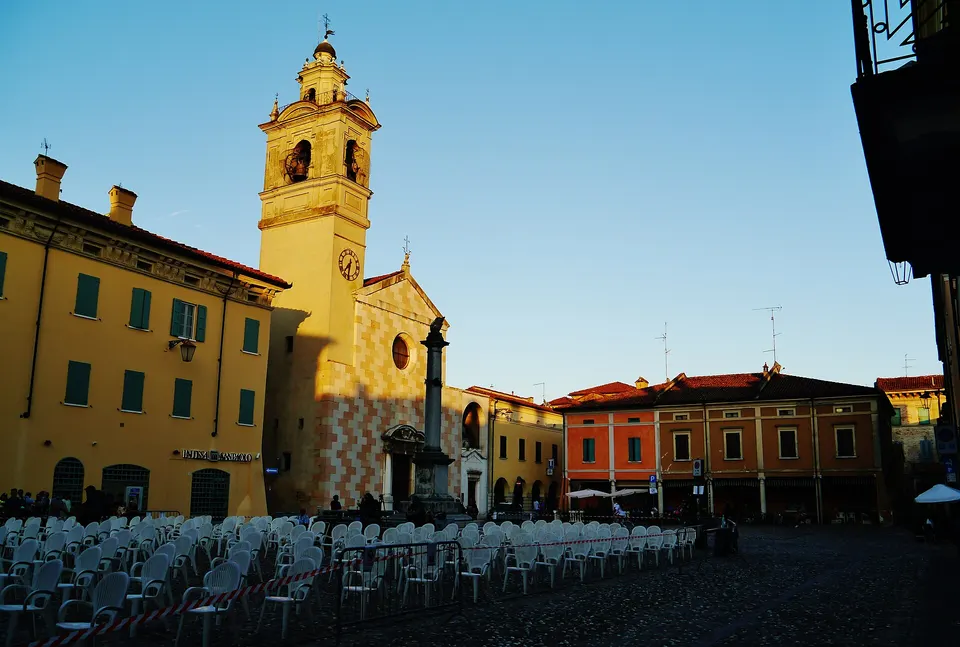 Ducal Square, Sabbioneta, Province of Mantua, Region of Lombardy, Italy