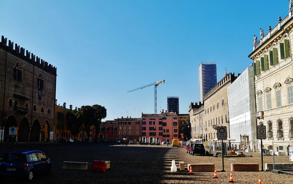 Sordello Square, Mantua, Province of Mantua, Region of Lombardy, Italy